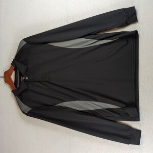 Moheen Men's Golf Performance Cool‎ Dri Long Sleeve Polo Shirt Size M